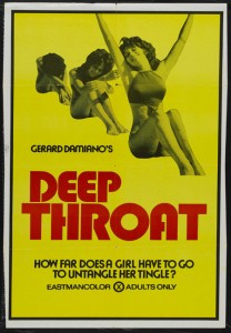 The original Deep Throat Movie Poster